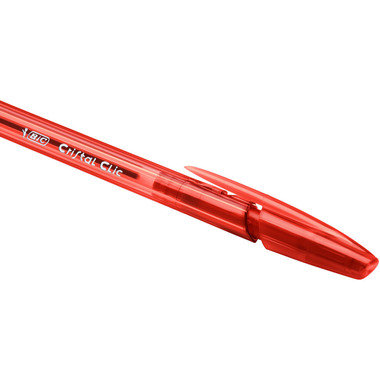 BIC Kugelschr. Cristal Clic 1mm 850734 rot 20 Stück