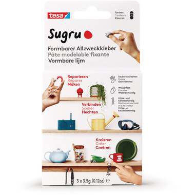 TESA Pastilina ades. Sugru 3 41235-00001 nero 3x3.5g