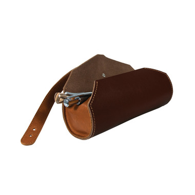 ONLINE Lederetui brown 41077 19x6cm
