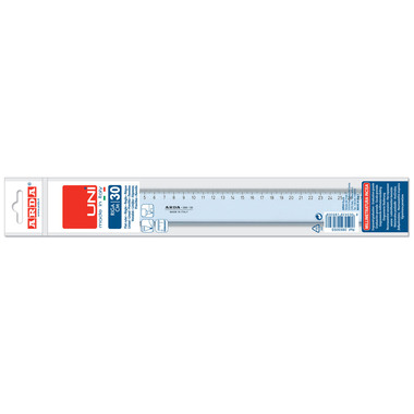 ARDA Massstab UNI 30cm 28930SS transparent