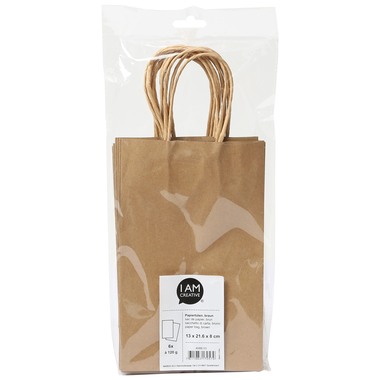 I AM CREATIVE Sac en papier 4088.03 13x21.6x8cm, 6 pcs.