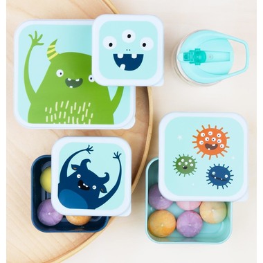 ALLC Lunch&Snack box Set Monster SBSEMO29