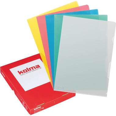 KOLMA Sichthülle VISA Superstrong A4 59.434.19 farbig ass., antiref. 100 Stk.