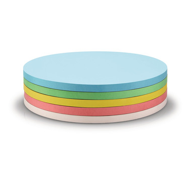 MAGNETOPLAN Carte Communic. rotondo 190mm 111151890 5 colori ass. 250 pezzi