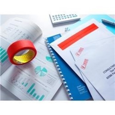 SCOTCH Tape 820 33mx35mm 820-RED3533 3 rouge