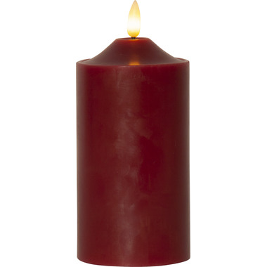 STAR TRADING LED Kerze Flamme 17cm 12.061-62 rot