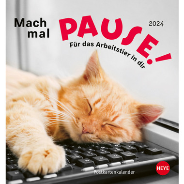 HEYE Postkarten Pause 23023 DE, 16x17cm 2024
