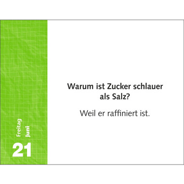HARENBERG Abreisskalender Witzirin 3310012 DE, 14 X 11cm 2024