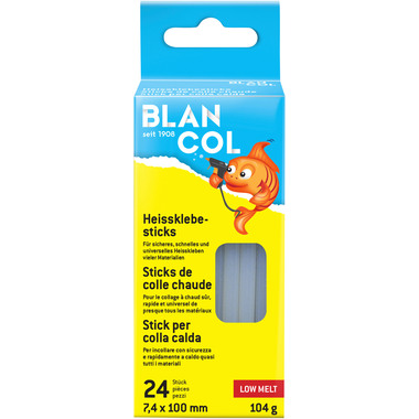 BLANCOL Heissklebesticks KIDS 32410 7.4x100mm, rund 24 Stück