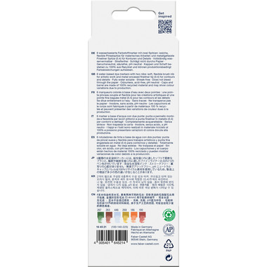 FABER-CASTELL Goldfaber Dual Marker 164521 Toskana, 6 couleurs