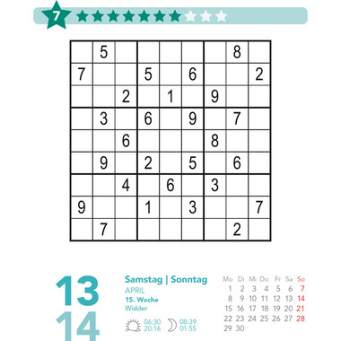 DUMONT Sudoku mittel bis schwierig 205234 11.8x15.9cm 2024