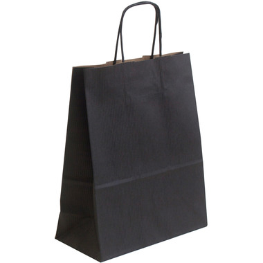 NEUTRAL Tragtaschen Allegra schwarz SDF22-798 Kraft,110g, 22x10x27cm 25 Stk.