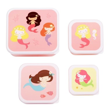 ALLC Lunch Box Mermaids SBSEME40 pink 18x6x12cm