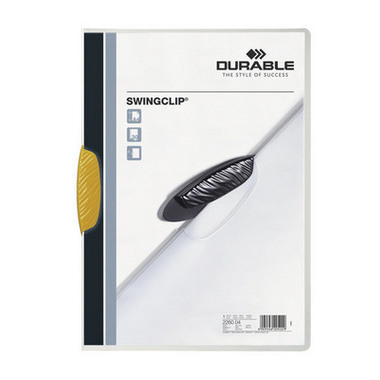DURABLE Klemmhefter SWINGCLIP 2260/04 für 30 Blatt A4 gelb