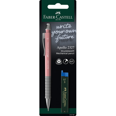 FABER-CASTELL Druckbleistift Apollo 232799 mit Mine sortiert