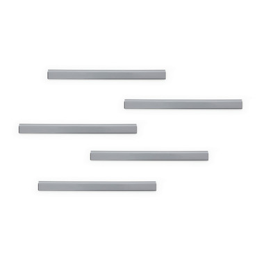DURABLE DURAFIX Rail 210mm 470623 metallic silber 5 Stück