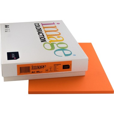 IMAGE COLORACTION Kopierpapier Amsterdam A4 274570 orange, 80g 500 Blatt