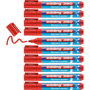 EDDING Flipchart Marker 380 1,5-3mm 380-2 rot