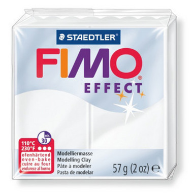 FIMO Knete Effect 57g 8020-014 transclucent weiss