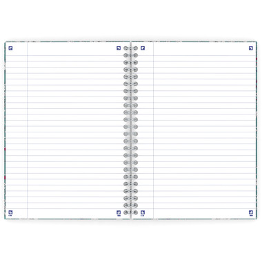 OXFORD Carnet spirale ForMe Floral B5 400094959 ligné 7mm, 90g 60 flls.