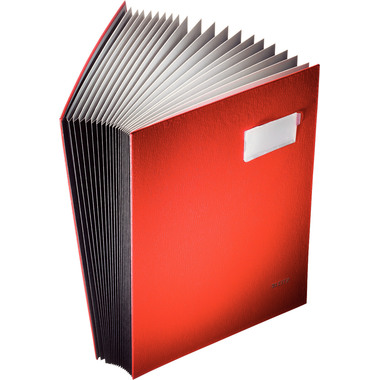 LEITZ Unterschriftsmappen 57000025 rot 20 Fächer
