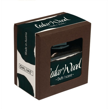 ONLINE Tintenglas 15ml 17061/3 Dufttinte Cedar Wood, black