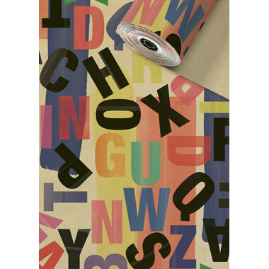 STEWO Carta da regalo Letras 2522542920 rosso 0,5x150m