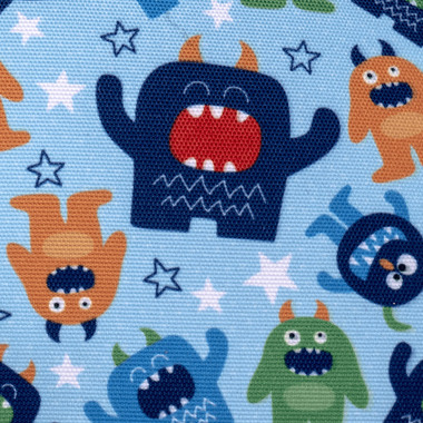 FUNKI Kindergarten-Tasche hellblau 6020.041 FluffyMonster 26x20x7cm
