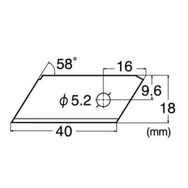 NT Klingen zu Cutter BZL200P Blister, 2 Stück