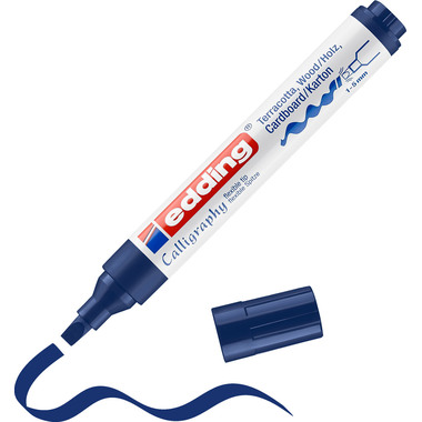 EDDING Permanent Marker 1455 1-5mm 1455-17 blau