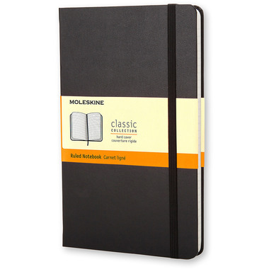 MOLESKINE Notizbuch Classic A5 701122 liniert schwarz