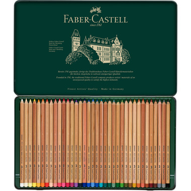 FABER-CASTELL Farbstift 112136 36er Metalletui
