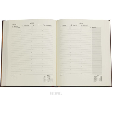PAPERBLANKS Agenda Nocturnelle DE 2024 FH0991-7 1W/2S VER Ultra 18x23cm
