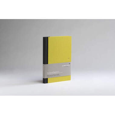 GMUND Papierbuch 17x24cm 39326 lime, dotted 160 Seiten