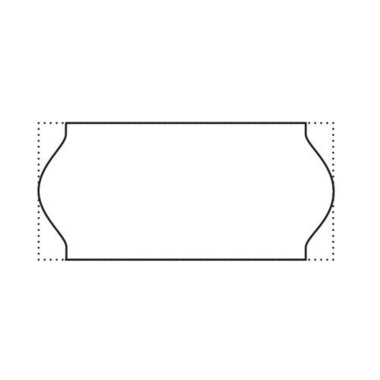 SATO Etiketten 26x12mm 700300032 orange, perm. 1500 Stck.