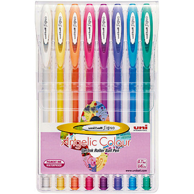 UNI-BALL Signo Angelic 0.7mm UM120AC.8C 8 couleurs étui