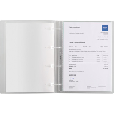 KOLMA Dossier classeur Vario A4 XL 11.009.00 transp.,KolmaFlex 40 poches