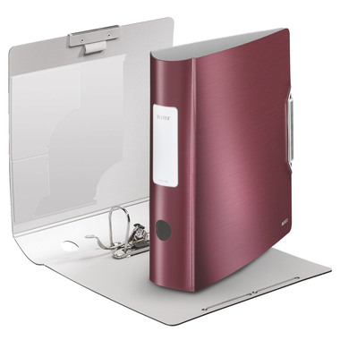 LEITZ Ordner Style Active 180° 8cm 11080028 weinrot A4