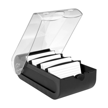 BIELLA Karteikartenbox Bunny Box A8 20885102U schwarz 195x100x62mm