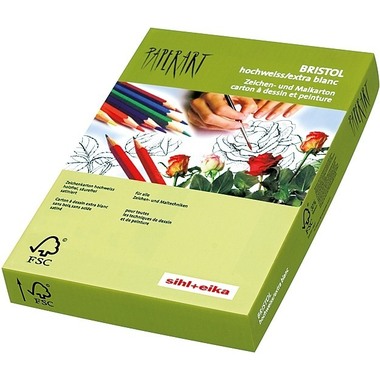 PAPYRUS Cartone Bristol A4 88077859 300g, bianco 125 fogli