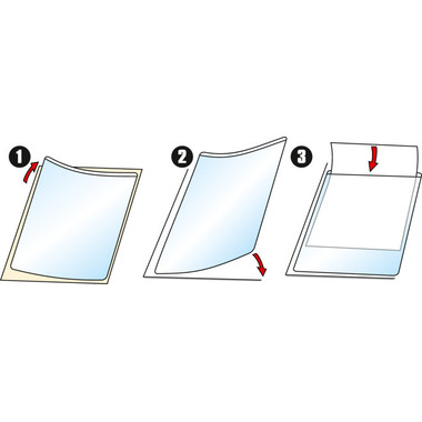 3L Sichttasche PP A6 10080 transparent, selbstkl. 5 Stück