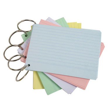 EXACOMPTA Display Flashcards A6/A7 10380E assortiert 38PK à 50 Stück