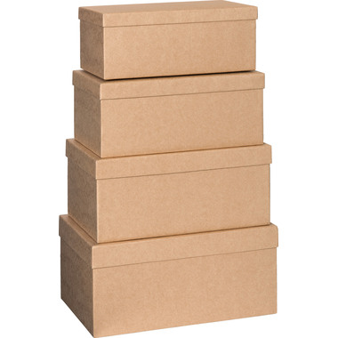 STEWO Geschenkbox One Colour 2552644856 hellbraun 4 Stück