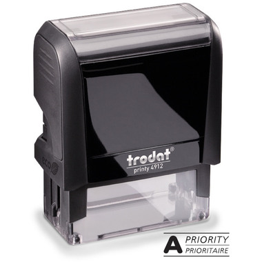 TRODAT Stempel Prioritaire 4912APRIO schwarz 47x18mm