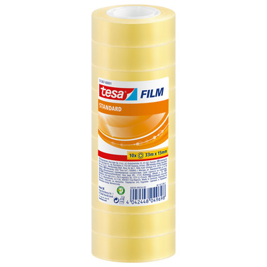 TESA Klebeband stand.Box 33mx15mm 573870000 geschrumpft 10 pcs.