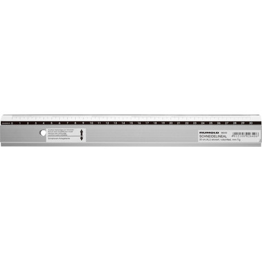 RUMOLD Zeichen-Schneidelineal 30cm 663/30 Alu