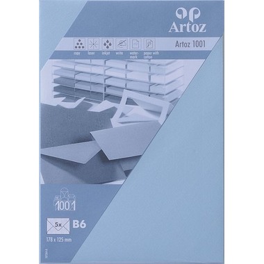 ARTOZ Couverts 1001 B6 107364184 100g, pastellblau 5 Stück