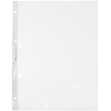 BÜROLINE Zeigetaschen PVC 140 my A4 620215 transparent, glatt 100 Stück