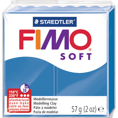 FIMO Knete Soft 57g 8020-37 blau