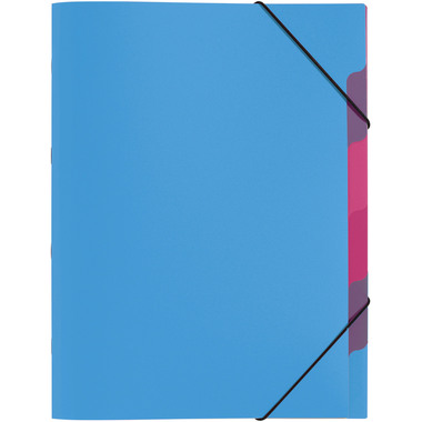 PAGNA Ordnungsmappe A4 41803-13 hellblau 5-teilig